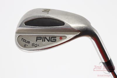 Ping Tour Wedge Lob LW 60° 8 Deg Bounce Rifle 6.0 Steel Stiff Right Handed Red dot 35.5in