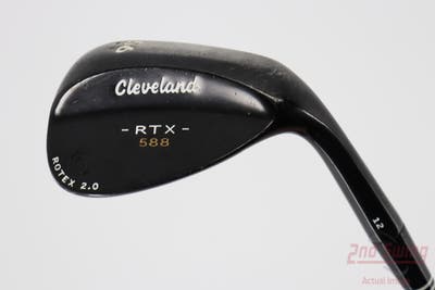 Cleveland 588 RTX 2.0 Black Satin Wedge Sand SW 56° 12 Deg Bounce True Temper Dynamic Gold Steel Wedge Flex Right Handed 35.5in