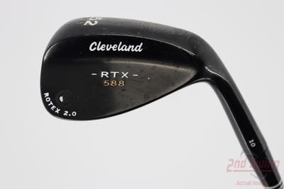 Cleveland 588 RTX 2.0 Black Satin Wedge Gap GW 52° 10 Deg Bounce True Temper Dynamic Gold Steel Wedge Flex Right Handed 35.5in