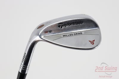 TaylorMade Milled Grind Satin Chrome Wedge Lob LW 60° 10 Deg Bounce Nippon NS Pro Modus 3 Tour 130 Steel X-Stiff Left Handed 36.0in
