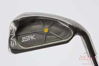 Ping ISI K Single Iron 4 Iron Stock Steel Shaft Steel Stiff Right Handed Yellow Dot 38.0in