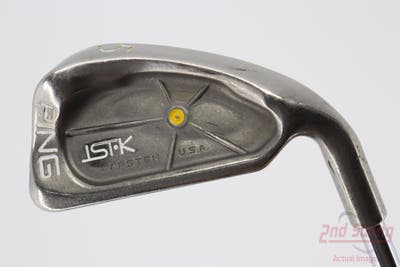 Ping ISI K Single Iron 5 Iron Stock Steel Shaft Steel Stiff Right Handed Yellow Dot 38.0in