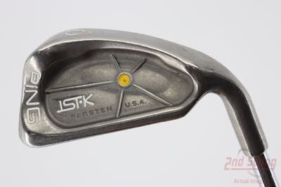 Ping ISI K Single Iron 6 Iron Ping JZ Steel Stiff Right Handed Yellow Dot 37.5in