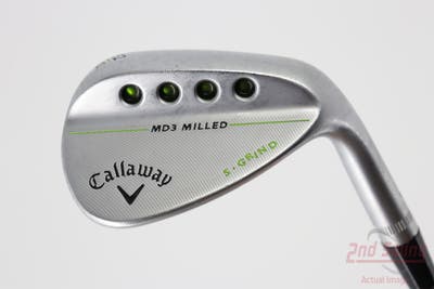 Callaway MD3 Milled Chrome S-Grind Wedge Gap GW 52° 10 Deg Bounce S Grind Dynamic Gold Tour Issue S400 Steel Stiff Right Handed 35.25in
