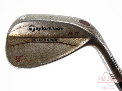 TaylorMade Milled Grind Raw Wedge Gap GW 50° 9 Deg Bounce Dynamic Gold Tour Issue S400 Steel Stiff Right Handed 36.0in
