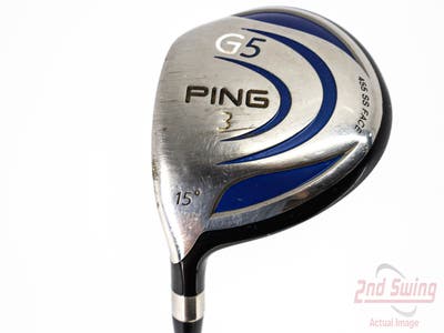 Ping G5 Fairway Wood 3 Wood 3W 15° Ping TFC 100F Graphite Regular Left Handed 43.0in