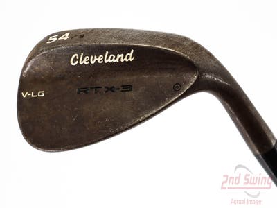 Cleveland RTX-3 Tour Raw Wedge Sand SW 54° 8 Deg Bounce V-LG True Temper Dynamic Gold Steel Wedge Flex Right Handed 35.5in