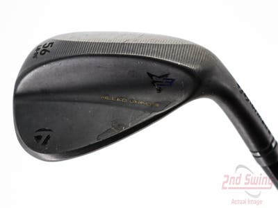 TaylorMade Milled Grind 3 Raw Black Wedge Sand SW 56° 8 Deg Bounce Dynamic Gold Tour Issue S200 Steel Wedge Flex Right Handed 35.25in
