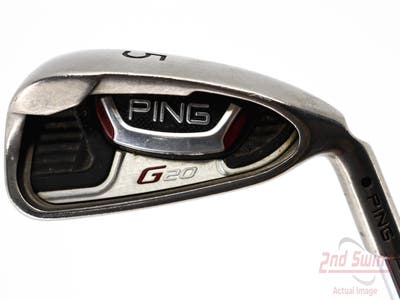 Ping G20 Single Iron 5 Iron Ping CFS Steel Regular Right Handed Black Dot 38.0in