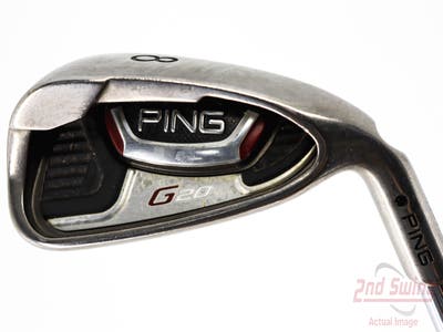 Ping G20 Single Iron 8 Iron Ping CFS Steel Regular Right Handed Black Dot 36.5in