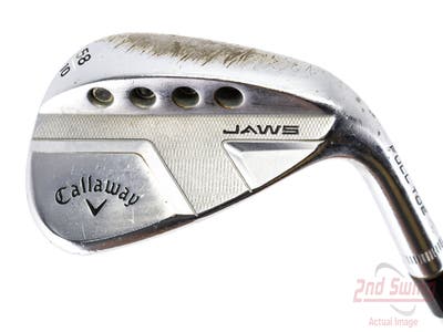 Callaway Jaws Full Toe Raw Face Chrome Wedge Lob LW 58° 10 Deg Bounce Dynamic Gold Spinner TI 115 Steel Wedge Flex Right Handed 36.25in