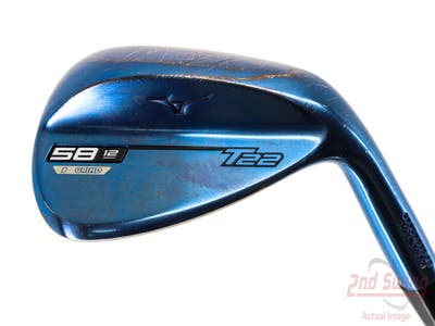 Mizuno T22 Blue Wedge Lob LW 58° 12 Deg Bounce D Grind Dynamic Gold Tour Issue S400 Steel Stiff Right Handed 35.75in