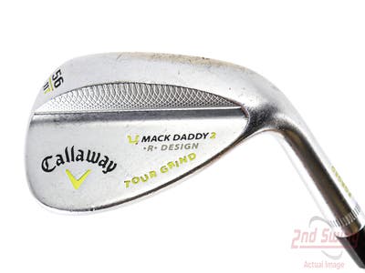 Callaway Mack Daddy 2 Tour Grind Chrome Wedge Sand SW 56° 11 Deg Bounce T Grind True Temper Dynamic Gold S300 Steel Wedge Flex Right Handed 35.25in