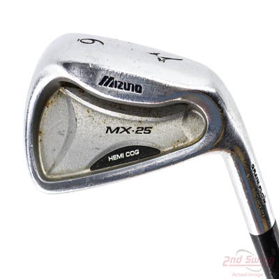 Mizuno MX 25 Single Iron 6 Iron Dynalite Gold SL R300 Steel Regular Right Handed 37.75in