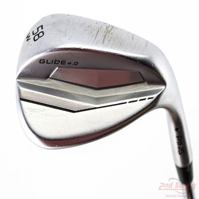 Ping Glide 4.0 Wedge Lob LW 58° 14 Deg Bounce W Grind Z-Z 115 Wedge Steel Wedge Flex Right Handed Black Dot 35.25in