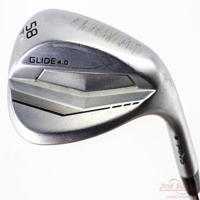 Ping Glide 4.0 Wedge Lob LW 58° 6 Deg Bounce T Grind Z-Z 115 Wedge Steel Wedge Flex Right Handed Black Dot 35.0in