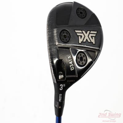 PXG 0341 X Proto Fairway Wood 3 Wood 3W 15° Project X EvenFlow Riptide 60 Graphite Regular Left Handed 43.25in