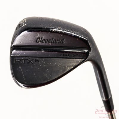 Cleveland RTX 6 ZipCore Black Satin Wedge Sand SW 54° 12 Deg Bounce Stock Graphite Shaft Graphite Regular Right Handed 36.0in
