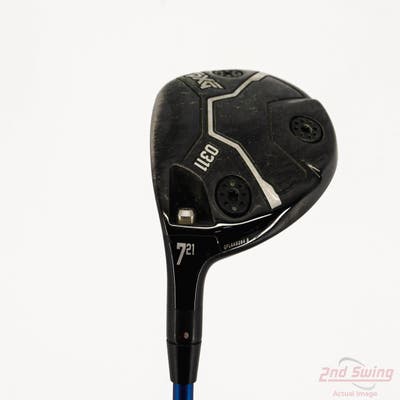PXG 0311 Black OPS Fairway Wood 7 Wood 7W 21° Fujikura Ventus Velocore+ Blue 7 Graphite X-Stiff Left Handed 41.75in