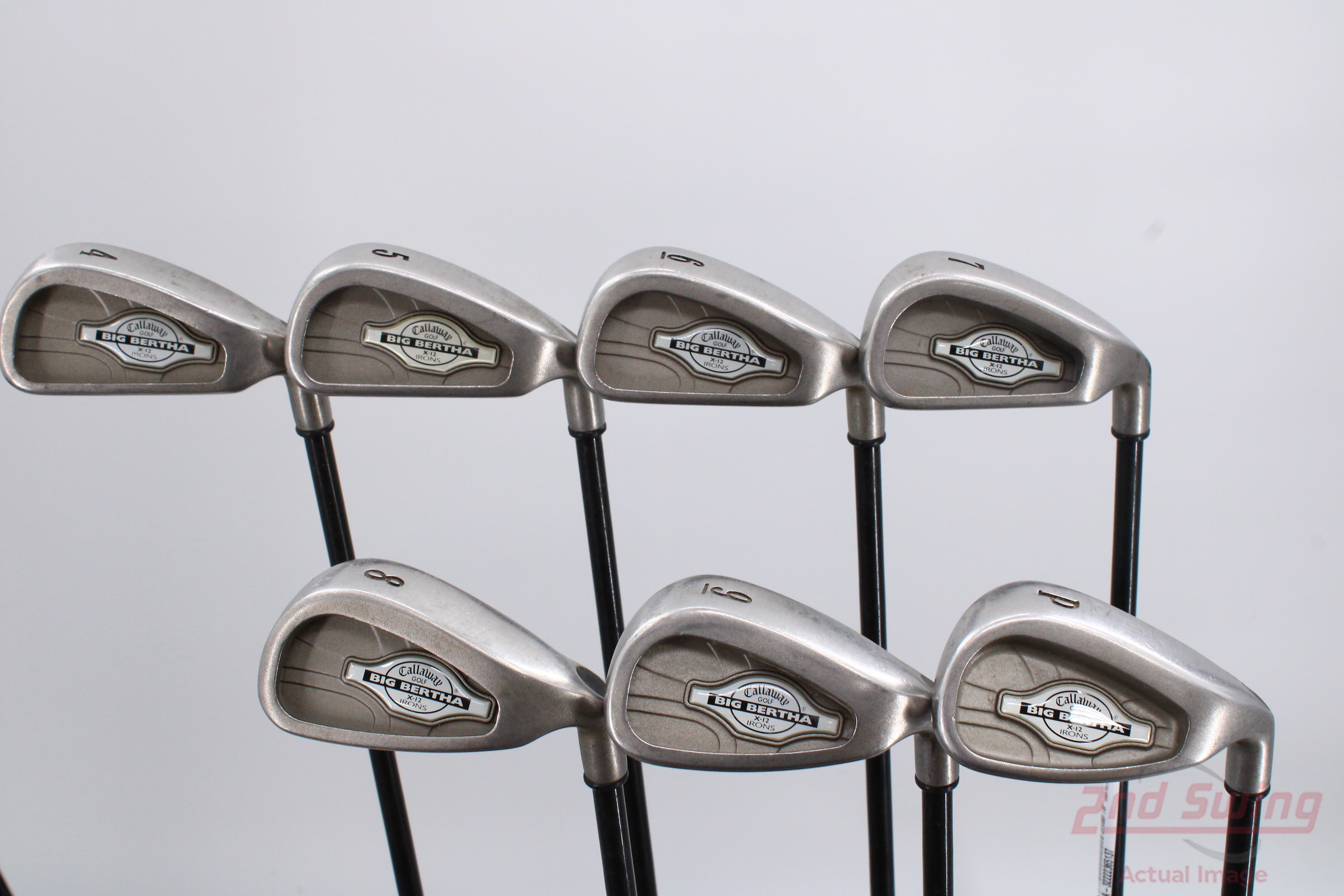 Callaway X12 Iron Set 4PW Callaway RCH 96 Graphite Stiff Right Handed
