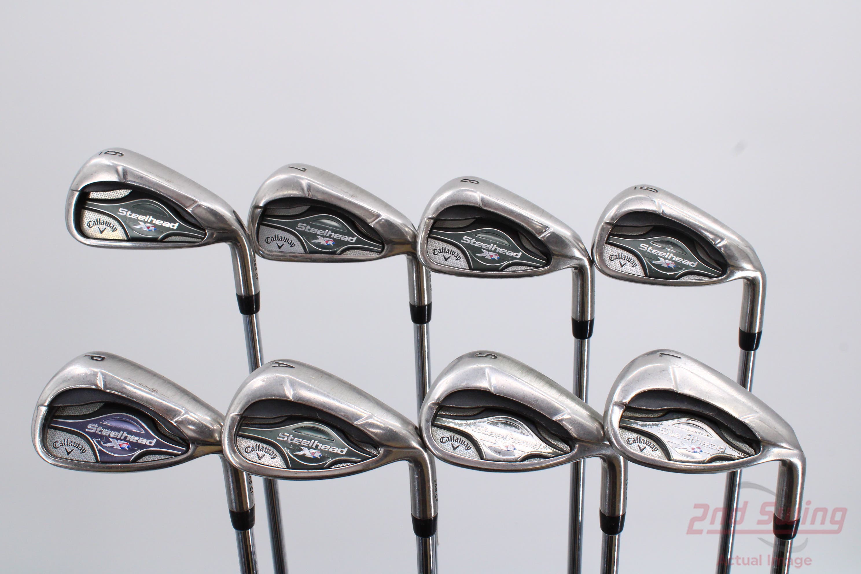 Callaway Steelhead XR Iron Set 6-PW GW SW LW True Temper XP 95 Stepless Steel Regular Right Handed 38.5in