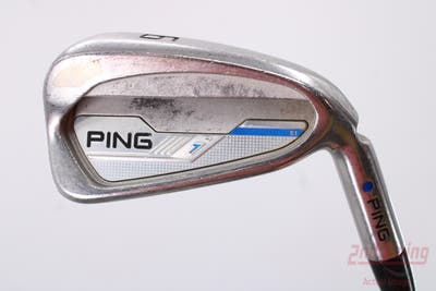 Ping 2015 i Single Iron 6 Iron Stock Steel Shaft Steel Stiff Right Handed Blue Dot 37.75in