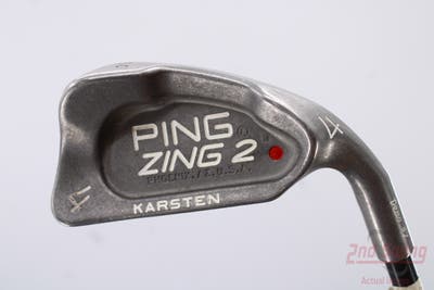 Ping Zing 2 Single Iron 4 Iron Ping Karsten 101 By Aldila Graphite Stiff Right Handed Red dot 37.75in