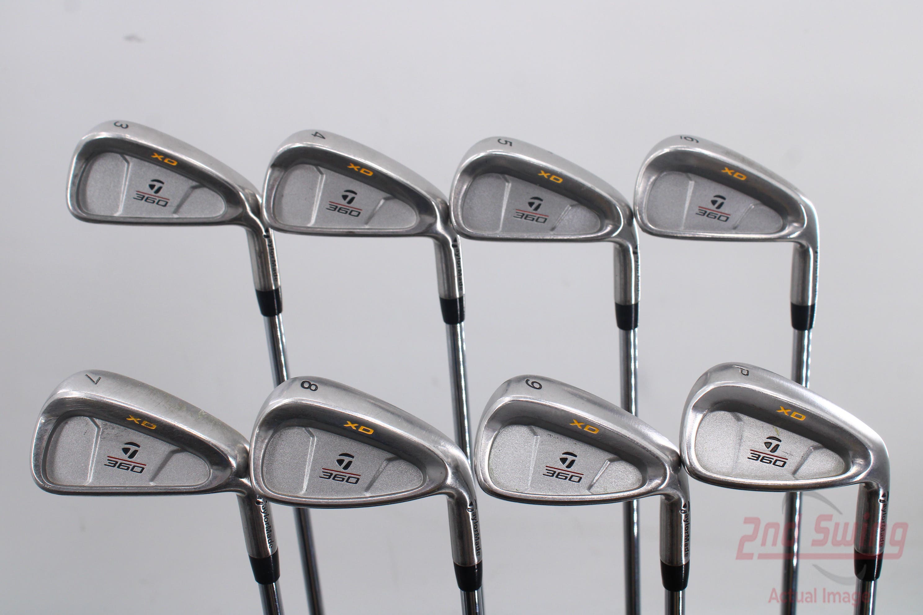 TaylorMade 360 XD Iron Set 3-PW Stock Steel Shaft Steel Regular Right  Handed 38.0in