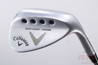 Callaway Mack Daddy Forged Chrome Wedge Sand SW 56° 10 Deg Bounce R Grind Dynamic Gold Tour Issue S200 Steel Stiff Right Handed 35.25in
