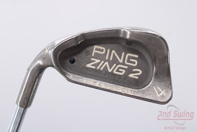 Ping Zing 2 Single Iron 4 Iron Ping JZ Steel Stiff Left Handed Black Dot 38.5in