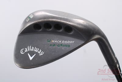 Callaway Mack Daddy Matte BLK PM Grind Wedge Sand SW 56° 13 Deg Bounce PM Grind Mitsubishi MMT 85 Graphite Stiff Right Handed 35.75in