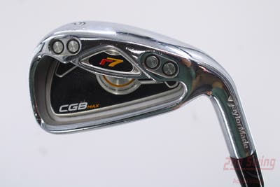 TaylorMade 2008 R7 CGB Max Single Iron 6 Iron Stock Steel Shaft Steel Stiff Right Handed 37.5in