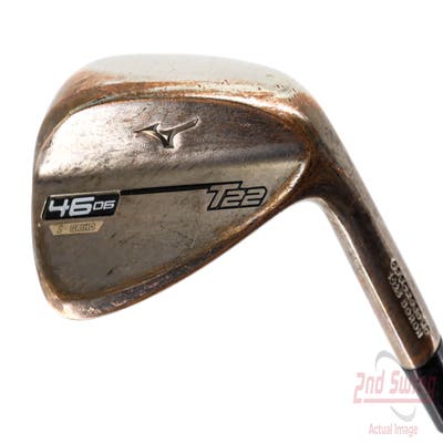 Mizuno T22 Denim Copper Wedge Pitching Wedge PW 46° 6 Deg Bounce S Grind UST Recoil Dart HB 65 IP Blue Graphite Regular Right Handed 36.0in