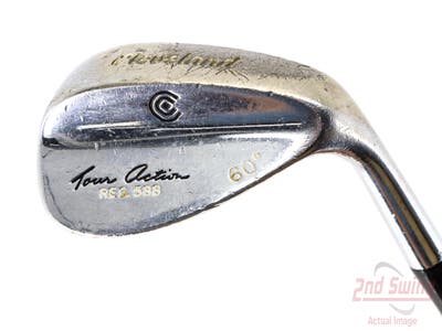 Cleveland 588 Chrome Wedge Lob LW 60° Stock Steel Shaft Steel Wedge Flex Right Handed 36.5in
