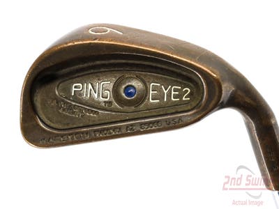 Ping Eye 2 Beryllium Copper Single Iron 6 Iron Ping Karsten 101 By Aldila Steel Stiff Right Handed Blue Dot 38.0in