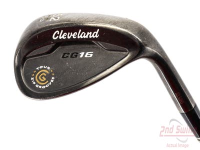 Cleveland CG16 Black Zip Groove Wedge Gap GW 52° 10 Deg Bounce Cleveland Traction Wedge Steel Wedge Flex Right Handed 35.75in