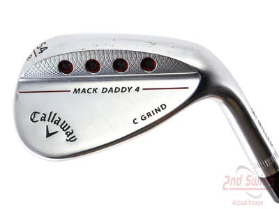 Callaway Mack Daddy 4 Chrome Wedge Sand SW 54° 8 Deg Bounce C Grind Dynamic Gold Tour Issue S200 Steel Stiff Right Handed 35.25in