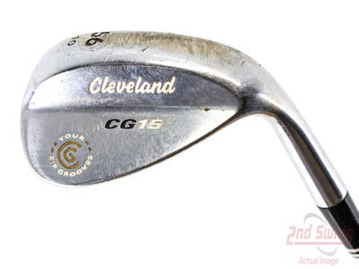 Cleveland CG15 Satin Chrome Wedge Sand SW 56° 10 Deg Bounce Dynamic Gold Spinner Steel Wedge Flex Right Handed 36.0in
