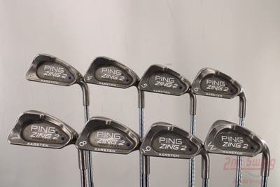 Ping Zing 2 Iron Set 3-PW Ping JZ Steel Stiff Right Handed Blue Dot 38.0in