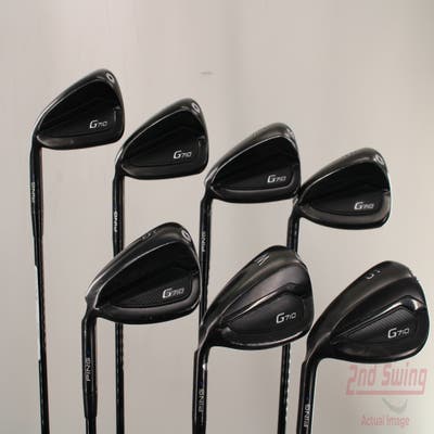 Ping G710 Iron Set 5-PW SW Ping ALTA Distanza Graphite Senior Left Handed Blue Dot 38.0in