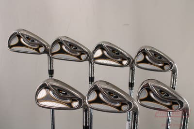 TaylorMade R7 Iron Set 5-PW AW TM T-Step 90 Steel Stiff Right Handed 38.0in