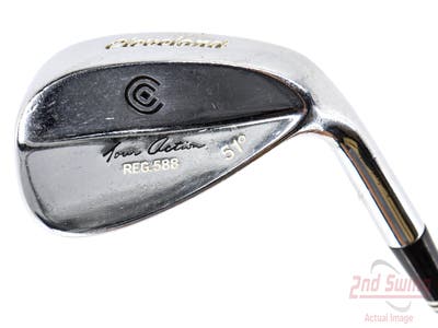 Cleveland 588 Chrome Wedge Gap GW 51° Stock Steel Shaft Steel Wedge Flex Right Handed 35.0in