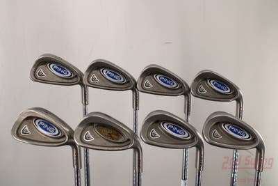 Ping i5 Iron Set 5-SW Ping AWT Steel Stiff Right Handed Red dot 37.5in