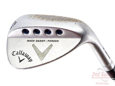 Callaway Mack Daddy Forged Chrome Wedge Sand SW 56° 10 Deg Bounce Dynamic Gold Tour Issue S200 Steel Wedge Flex Right Handed 35.0in