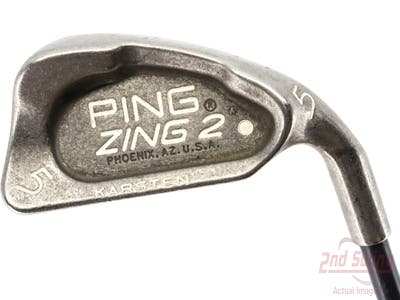 Ping Zing 2 Single Iron 5 Iron Stock Graphite Shaft Graphite Stiff Right Handed White Dot 38.75in