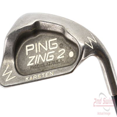Ping Zing 2 Single Iron Pitching Wedge PW Stock Graphite Shaft Graphite Stiff Right Handed White Dot 36.5in