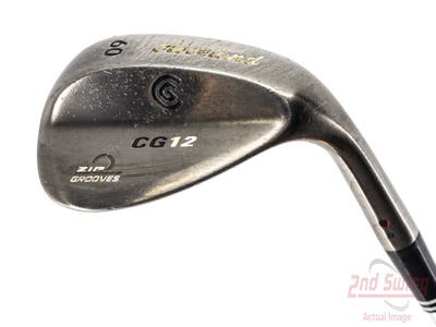 Cleveland CG12 Black Pearl Wedge Lob LW 60° 4 Deg Bounce Cleveland Traction 85 Steel Steel Wedge Flex Right Handed 37.0in