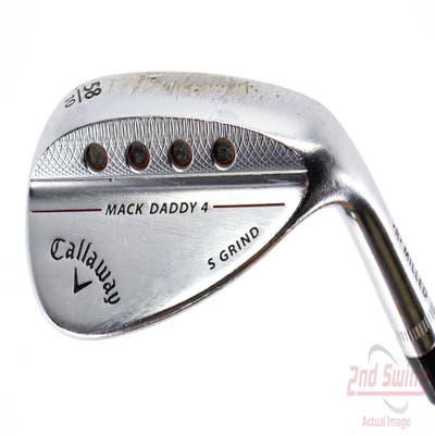 Callaway Mack Daddy 4 Chrome Wedge Lob LW 58° 10 Deg Bounce Dynamic Gold Tour Issue S200 Steel Wedge Flex Right Handed 35.0in