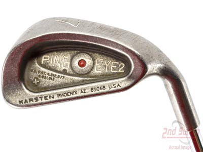 Ping Eye 2 + Single Iron 7 Iron Stock Steel Shaft Steel Stiff Right Handed Red dot 36.5in
