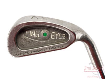 Ping Eye 2 + Single Iron 2 Iron Ping KT-M Steel Stiff Right Handed Green Dot 40.0in